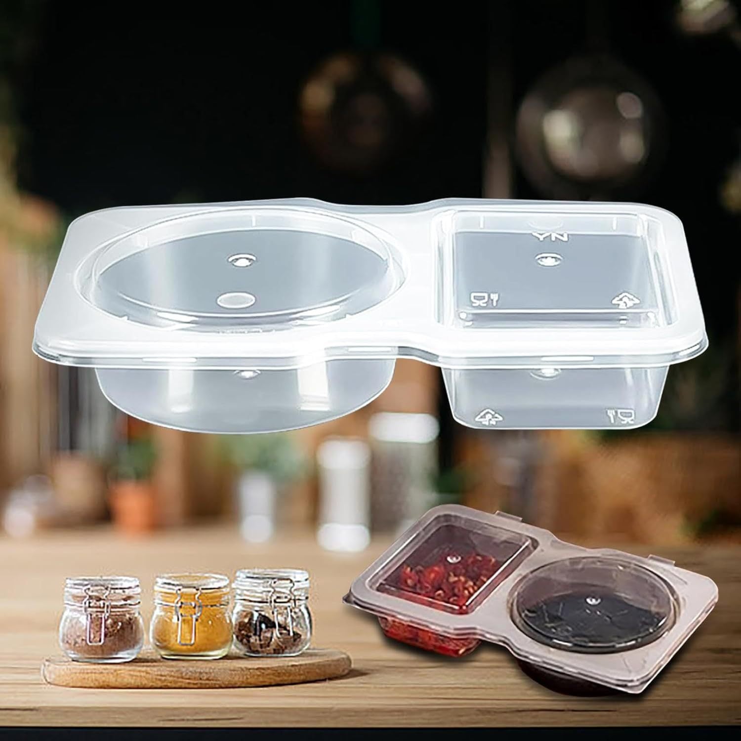 Portable Sauce Container Disposable Sauce Cup samzeef