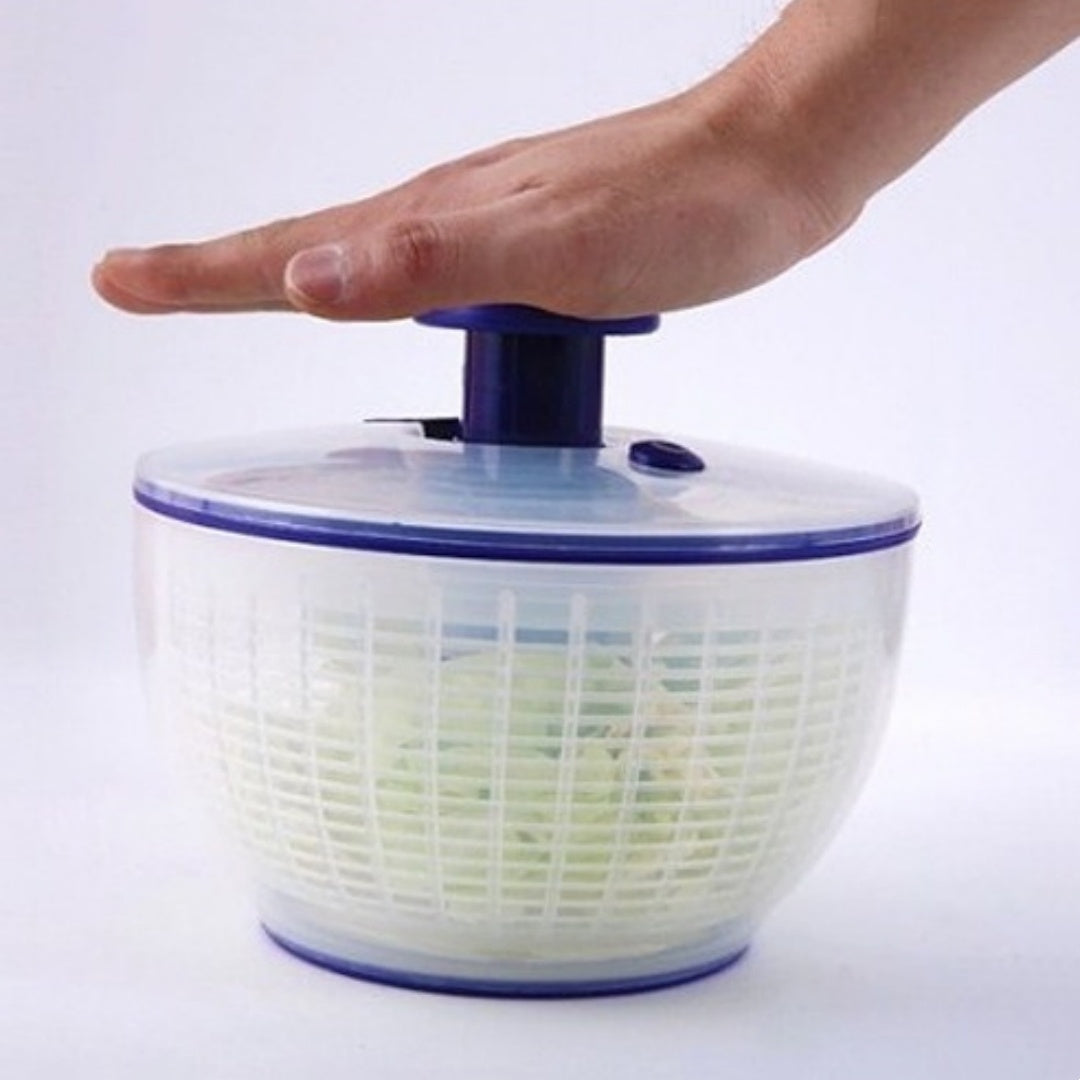 Household Press Type Vegetable Dehydrater Kitchen Salad Spinner Samzeef