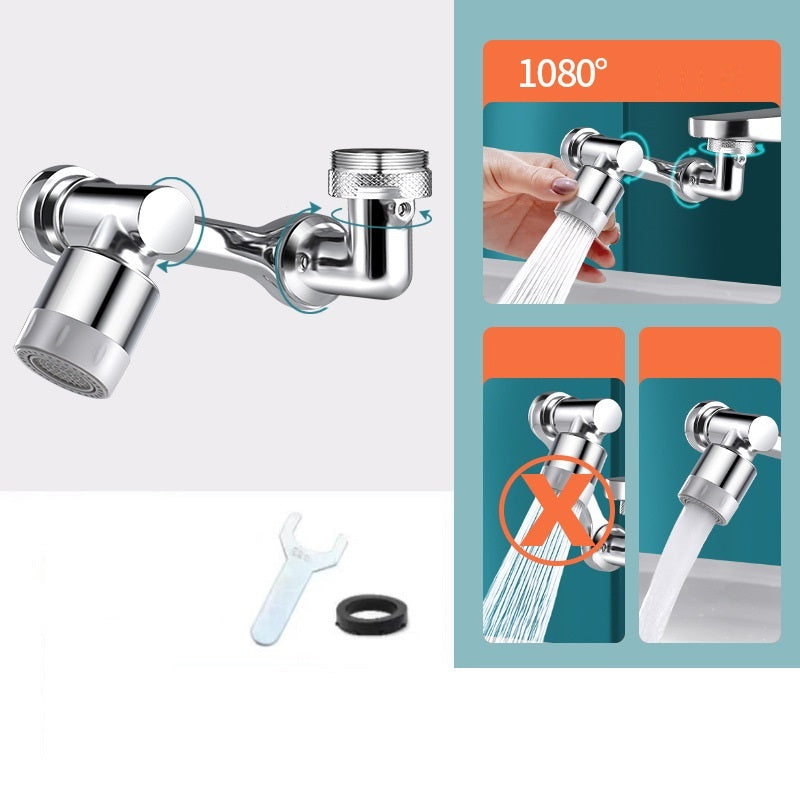 Multifunctional Rotatable Mechanical Arm Splash-proof Universal Faucet samzeef